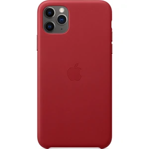Чехол Apple iPhone 11 Pro Max Leather Case Red (HQCo)
