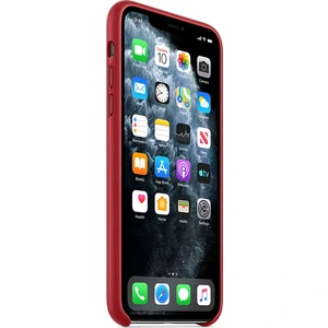 Чехол Apple iPhone 11 Pro Max Leather Case Red (HQCo)