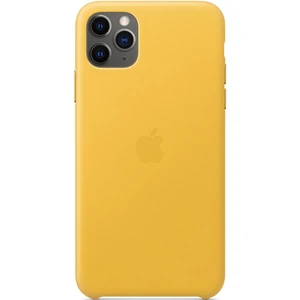 Цвет: Желтый - Чехол Apple iPhone 11 Pro Max Leather Case Meyer Lemon (MX0A2)