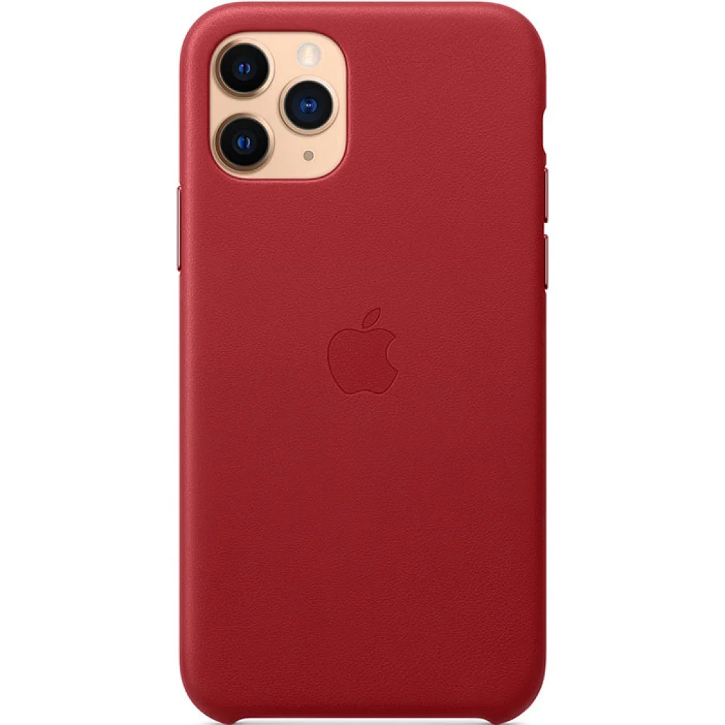 Чехол Apple iPhone 11 Pro Leather Case Red (HQCo)