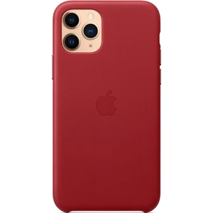 Чехол Apple iPhone 11 Pro Leather Case Red (HQCo)