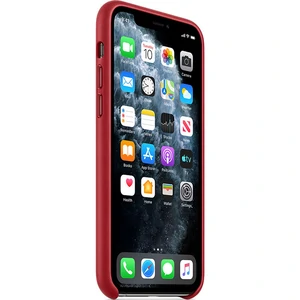 Чехол Apple iPhone 11 Pro Leather Case Red (HQCo)