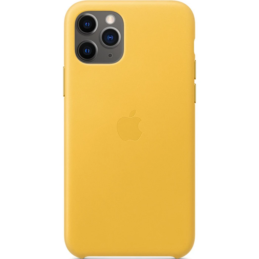 Чохол Apple iPhone 11 Pro Leather Case Meyer Lemon