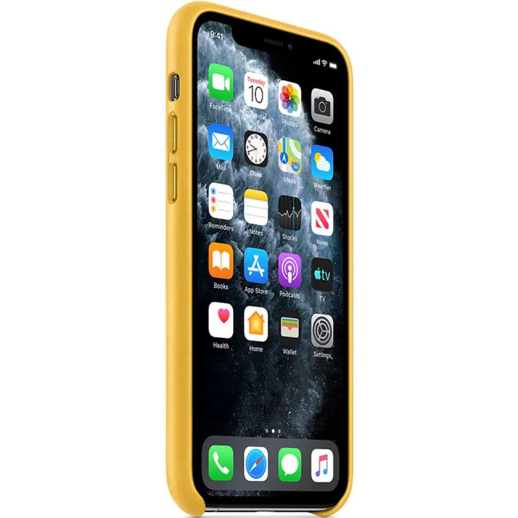 Чохол Apple iPhone 11 Pro Leather Case Meyer Lemon
