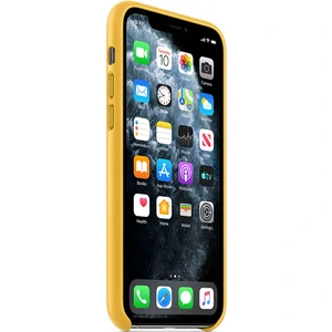 Чохол Apple iPhone 11 Pro Leather Case Meyer Lemon