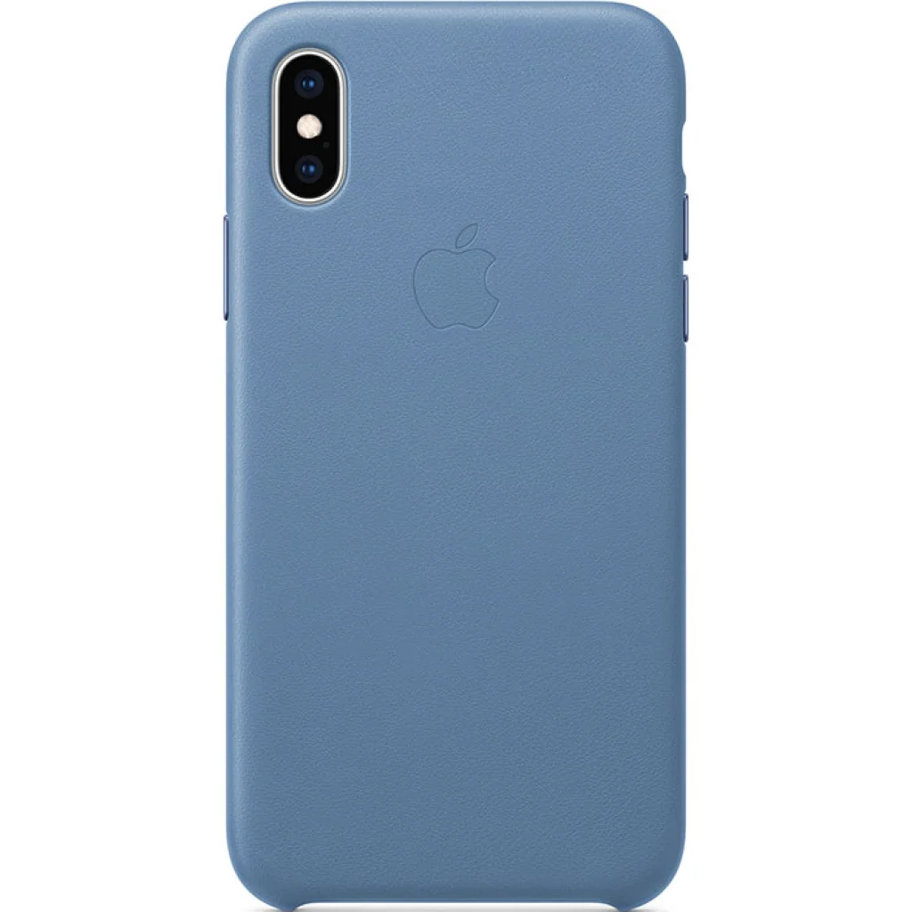 Чохол Apple iPhone XS Max Leather Case Cornflower