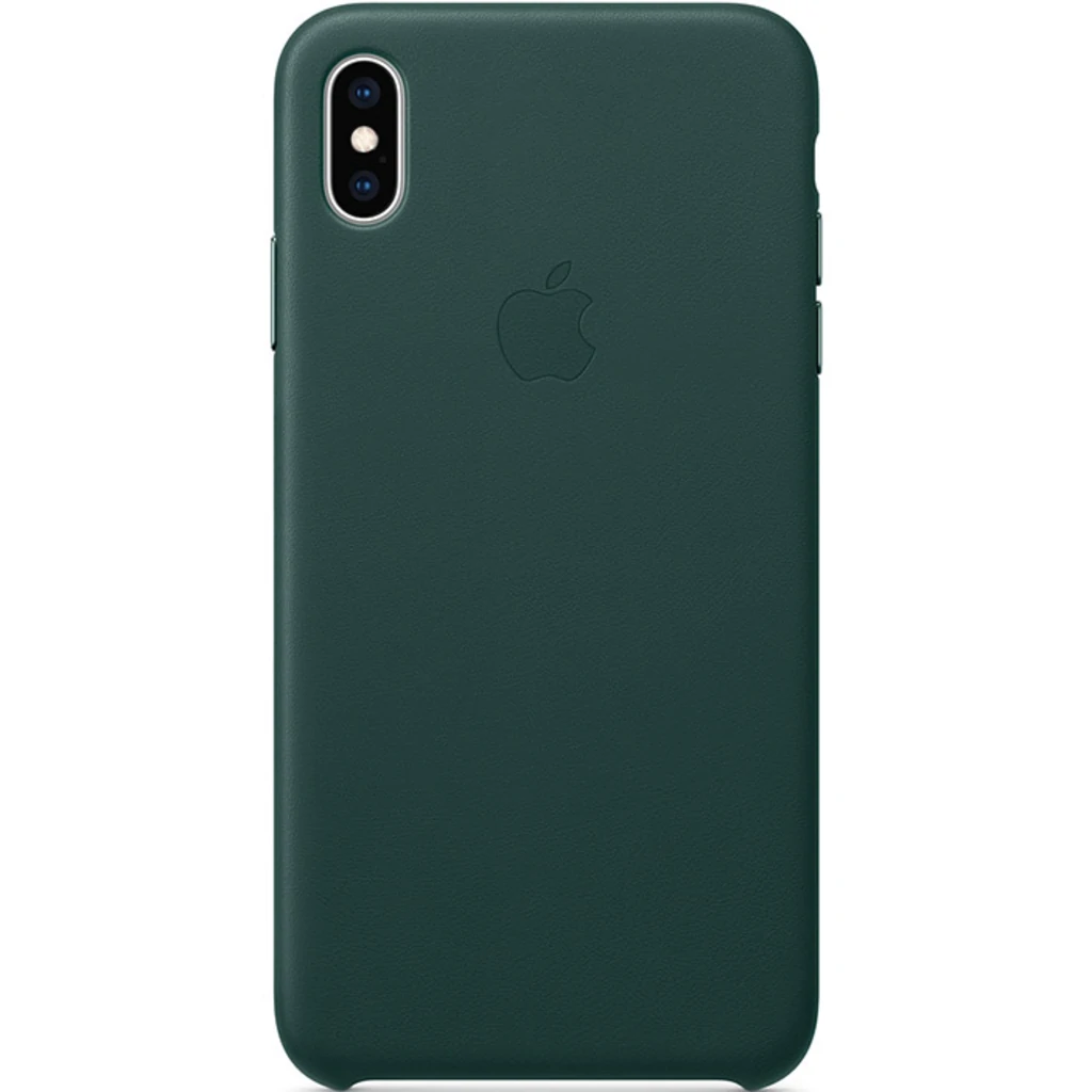 Чохол Apple iPhone XS Max Leather Case Forest Green