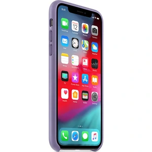 Чохол Apple iPhone XS Max Leather Case Lilac