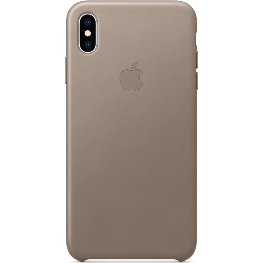 Чохол Apple iPhone XS Max Leather Case Taupe