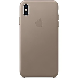 Колір: Сірий - Чохол Apple iPhone XS Max Leather Case Taupe MRWR2