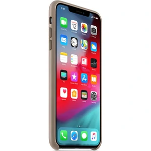 Чохол Apple iPhone XS Max Leather Case Taupe