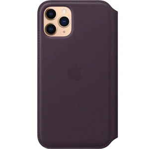 Чехол Apple iPhone 11 Pro Max Leather Folio Aubergine (MX092)