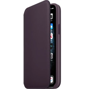 Чехол Apple iPhone 11 Pro Max Leather Folio Aubergine