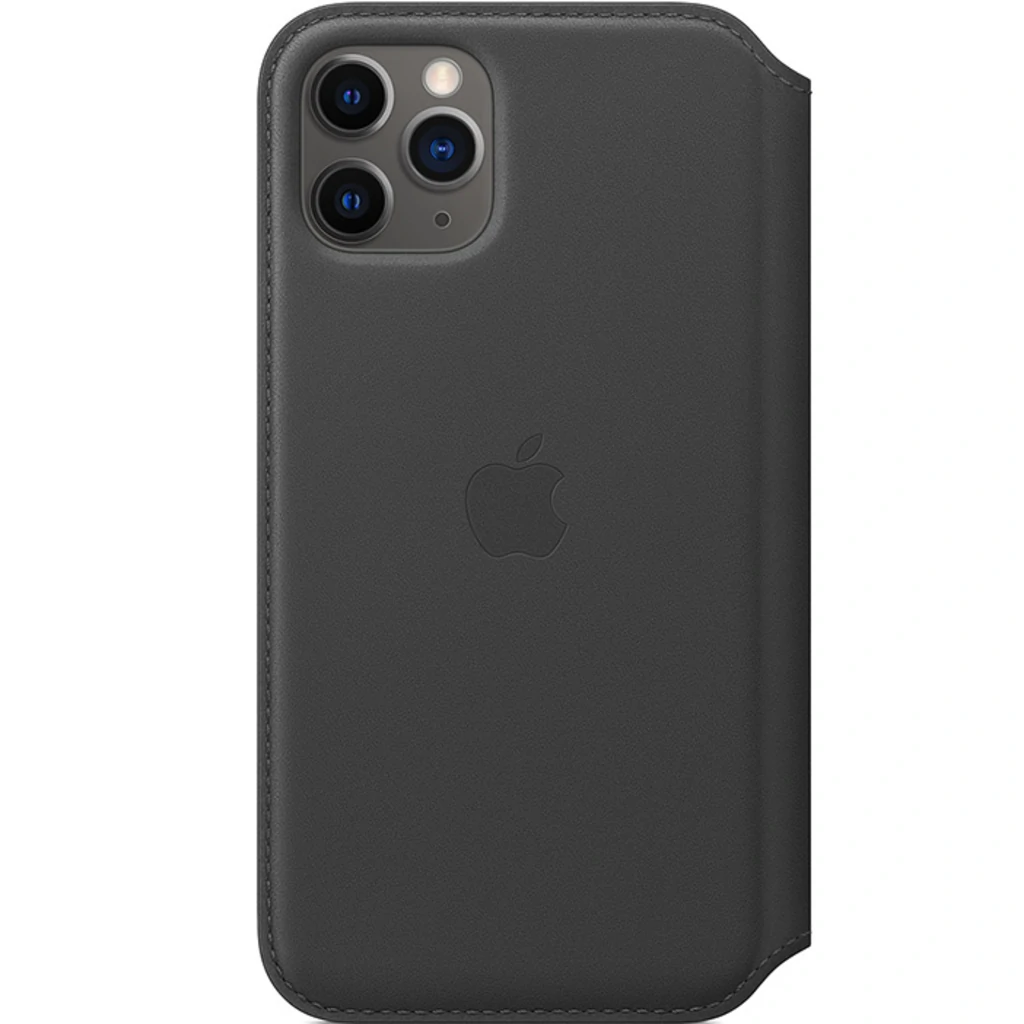 Чехол Apple iPhone 11 Pro Max Leather Folio Black