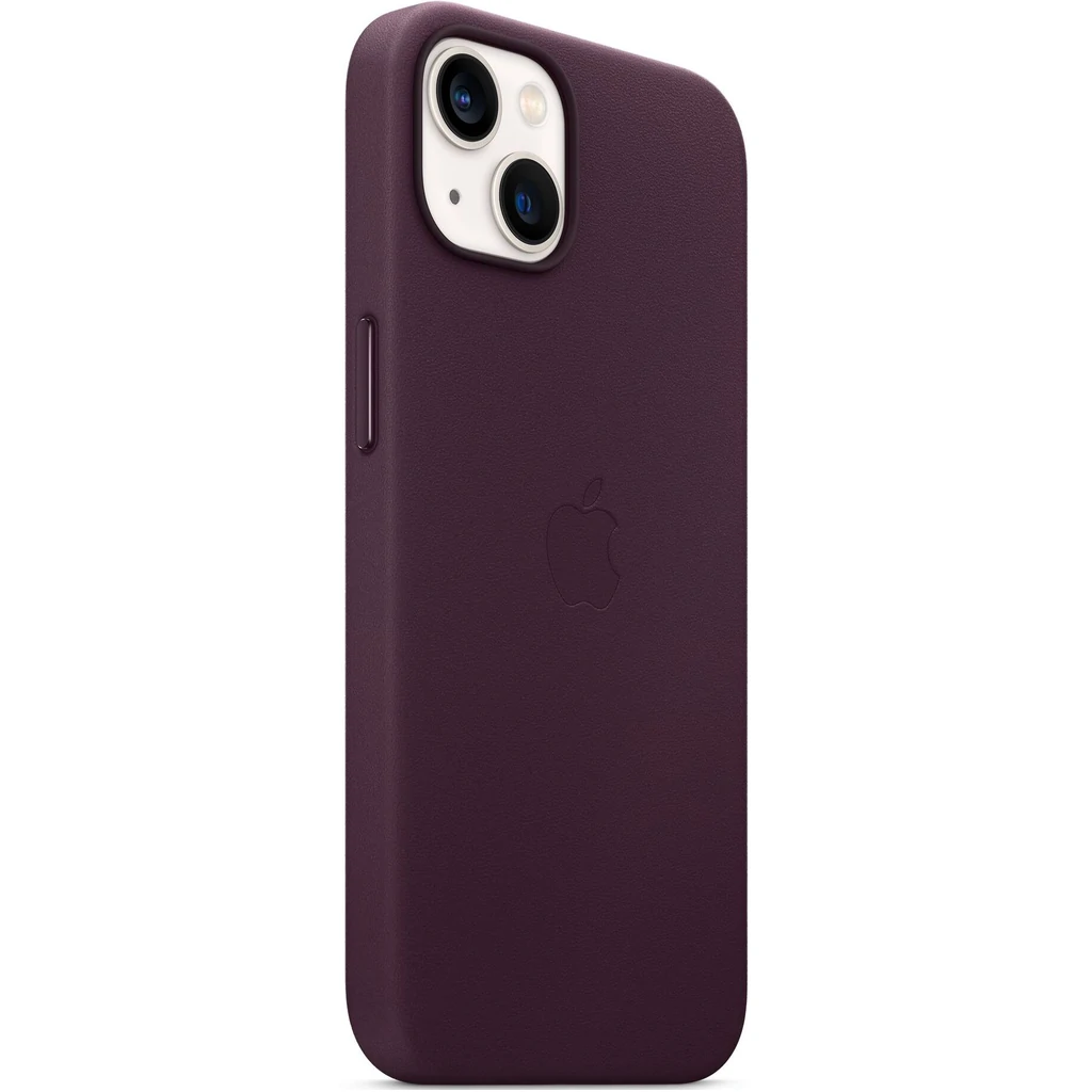 Чохол Apple iPhone 13 Leather Case with MagSafe Dark Cherry (MM143)