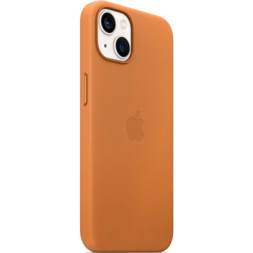 Чохол Apple iPhone 13 Leather Case with MagSafe Golden Brown (MM103)