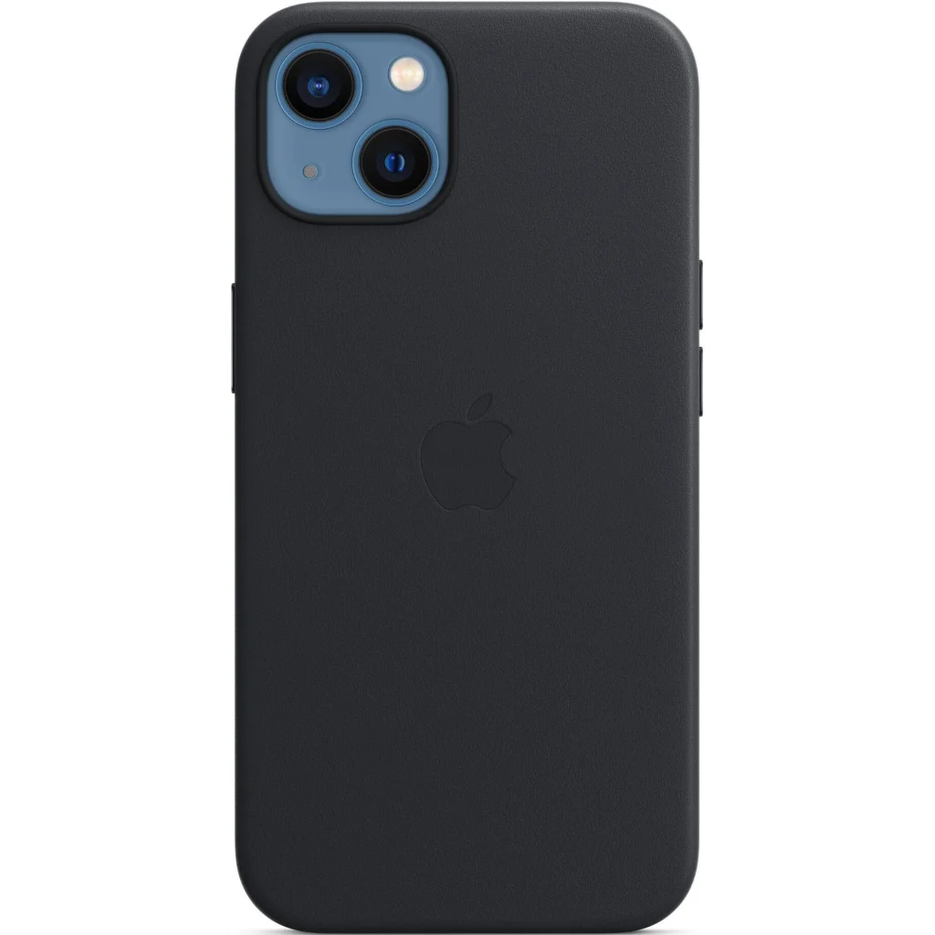 Чохол Apple iPhone 13 Leather Case with MagSafe Midnight (MM183)