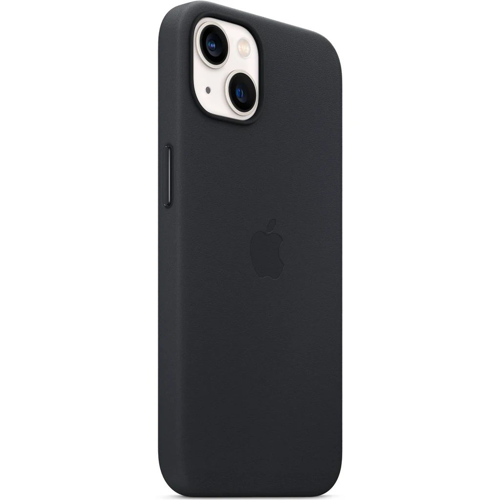 Чохол Apple iPhone 13 Leather Case with MagSafe Midnight (MM183)