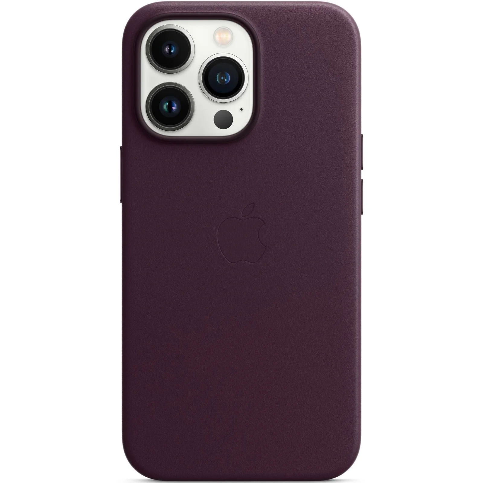 Чохол Apple iPhone 13 Pro Leather Case with MagSafe Dark Cherry (MM1A3)