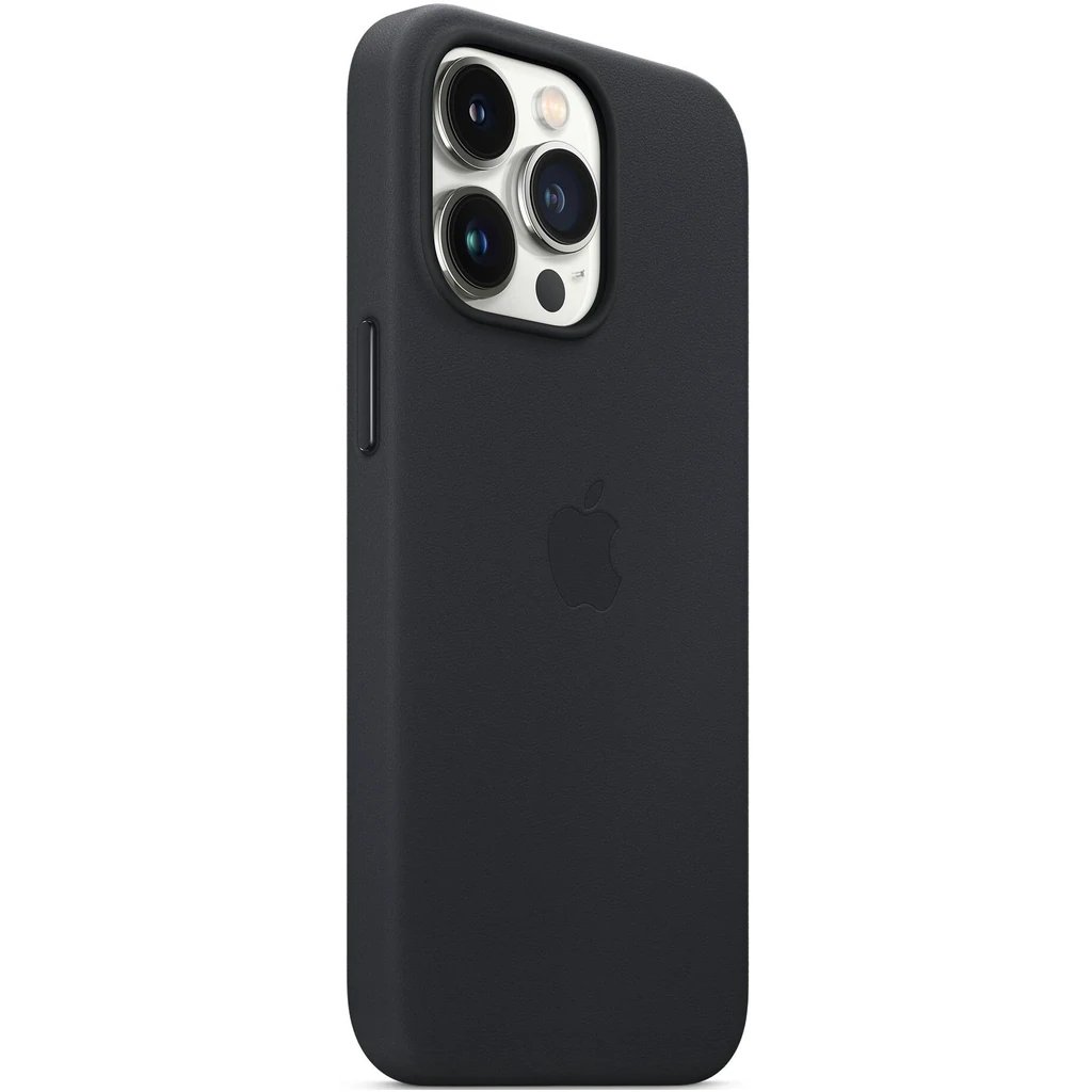 Чохол Apple iPhone 13 Pro Leather Case with MagSafe Midnight (HQCo)