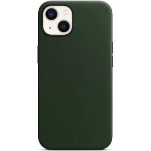 Колір: Зелений - Чохол Apple iPhone 13 Leather Case with MagSafe Sequoia Green (MM173)