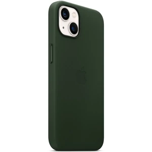 Чехол Apple iPhone 13 Leather Case with MagSafe Sequoia Green (MM173)