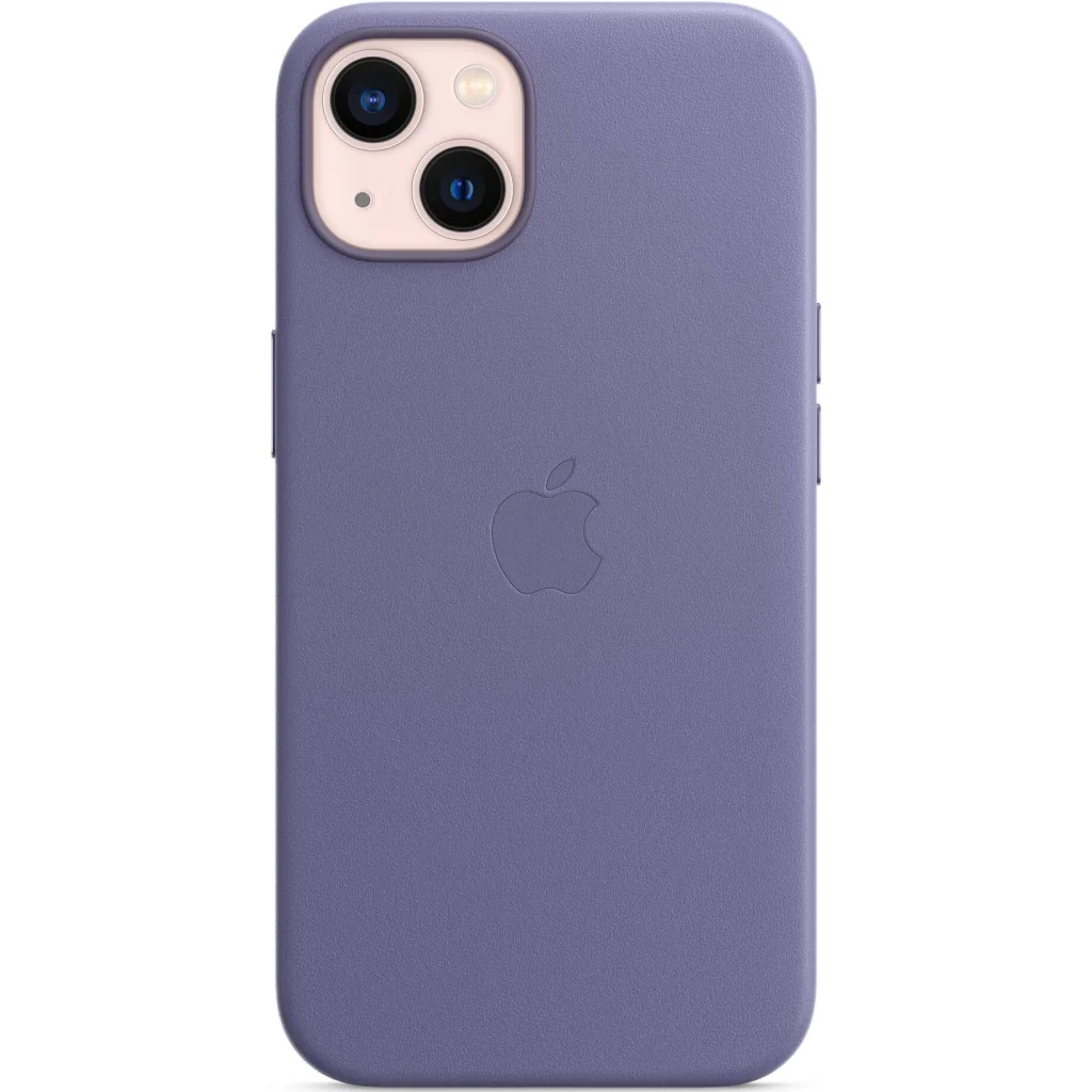 Чехол Apple iPhone 13 Leather Case with MagSafe Wisteria (MM163)