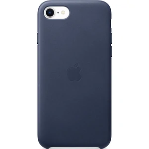 Цвет: Синий - Чехол Apple iPhone SE 2020/2022 Leather Case Midnight Blue (MXYN2)