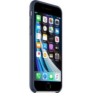 Чехол Apple iPhone SE 2020 Leather Case Midnight Blue