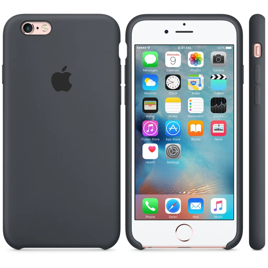Чехол Apple iPhone 6s Silicone Case Charcoal Gray MKY02