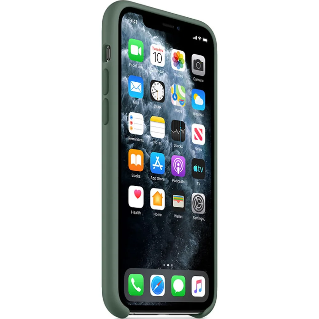 Чехол Apple iPhone 11 Pro Silicone Case Pine Green (HQCo)