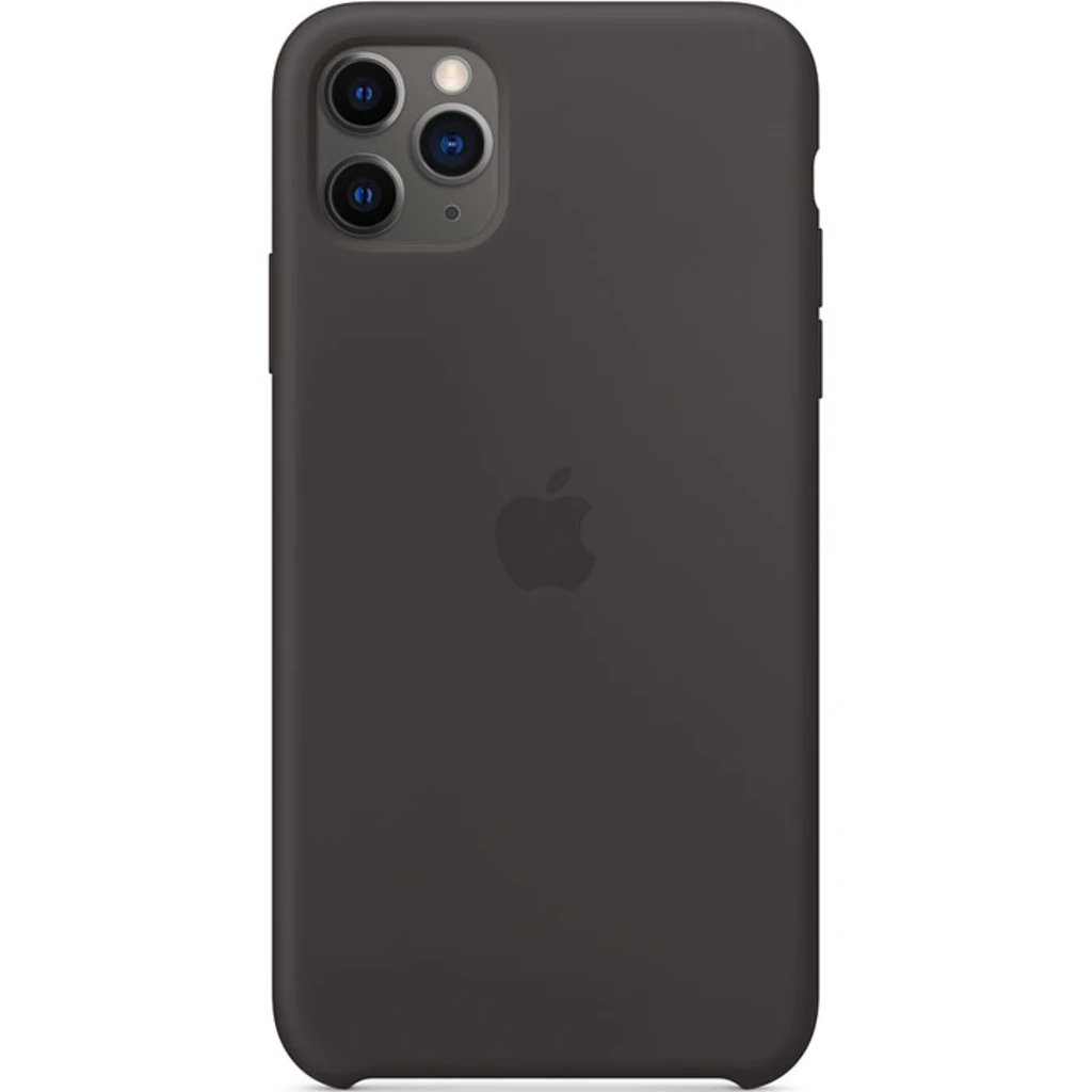 Чехол Apple iPhone 11 Pro Max Silicone Case Black (HQCo)