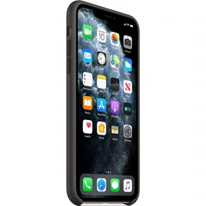 Чехол Apple iPhone 11 Pro Max Silicone Case Black (HQCo)