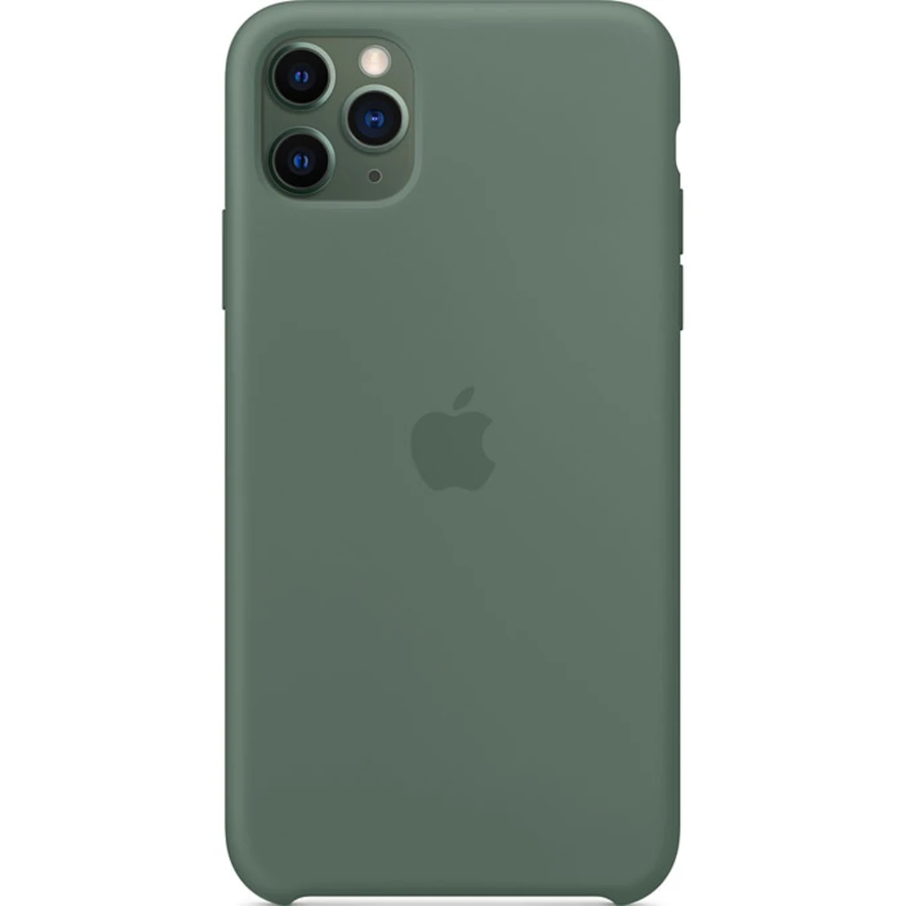 Чехол Apple iPhone 11 Pro Max Silicone Case Pine Green (HQCo)