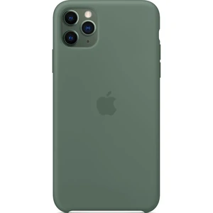 Цвет: Зеленый - Чехол Apple iPhone 11 Pro Max Silicone Case Pine Green (HQCo)