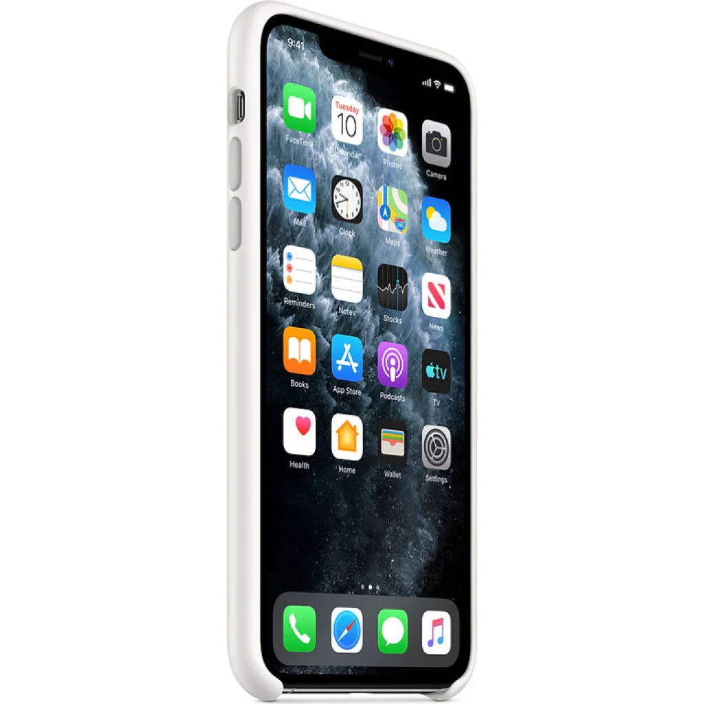 Чехол Apple iPhone 11 Pro Max Silicone Case White (HQCo)