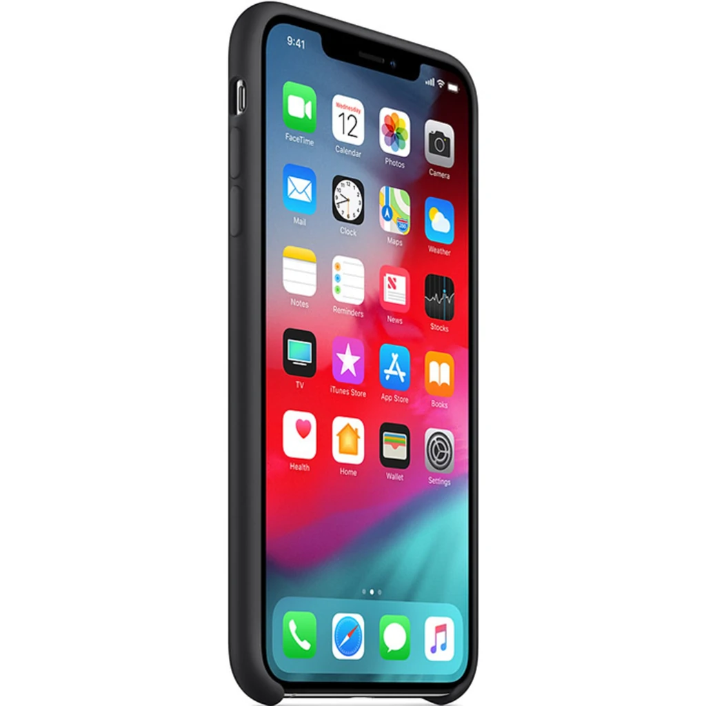 Чохол Apple iPhone XS Silicone Case Black