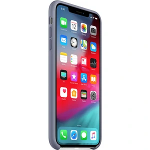 Чехол Apple iPhone XS Max Silicone Case Lavender Gray (HQCo)