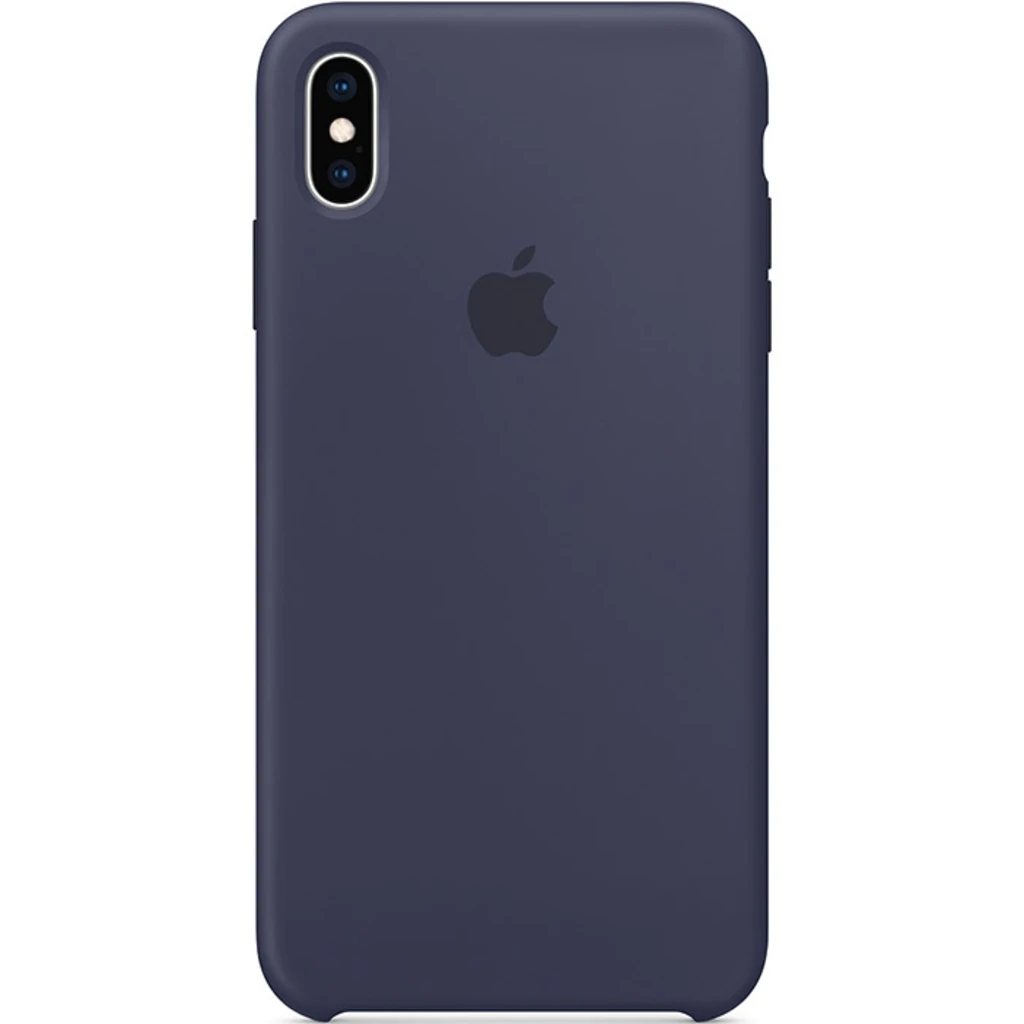 Чехол Apple iPhone XS Max Silicone Case Midnight Blue (HQCo)
