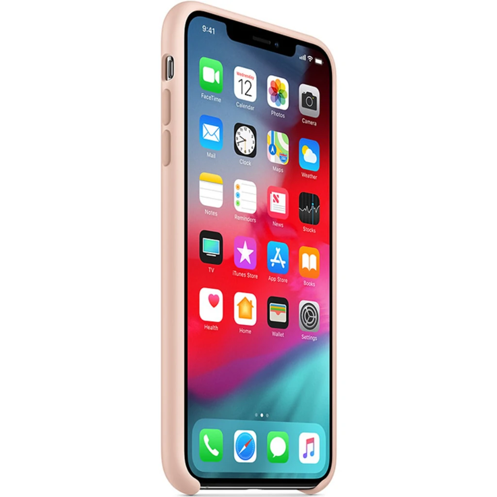 Чехол Apple iPhone XS Max Silicone Case Pink Sand (HQCo)