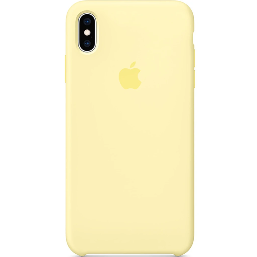 Чохол Apple iPhone XS Max Silicone Case Yellow