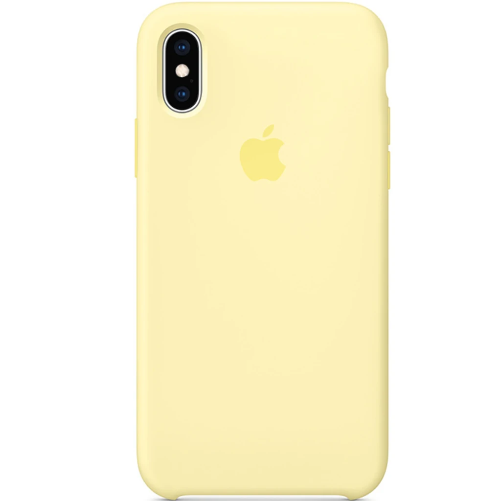 Чохол Apple iPhone XS Silicone Case Mellow Yellow