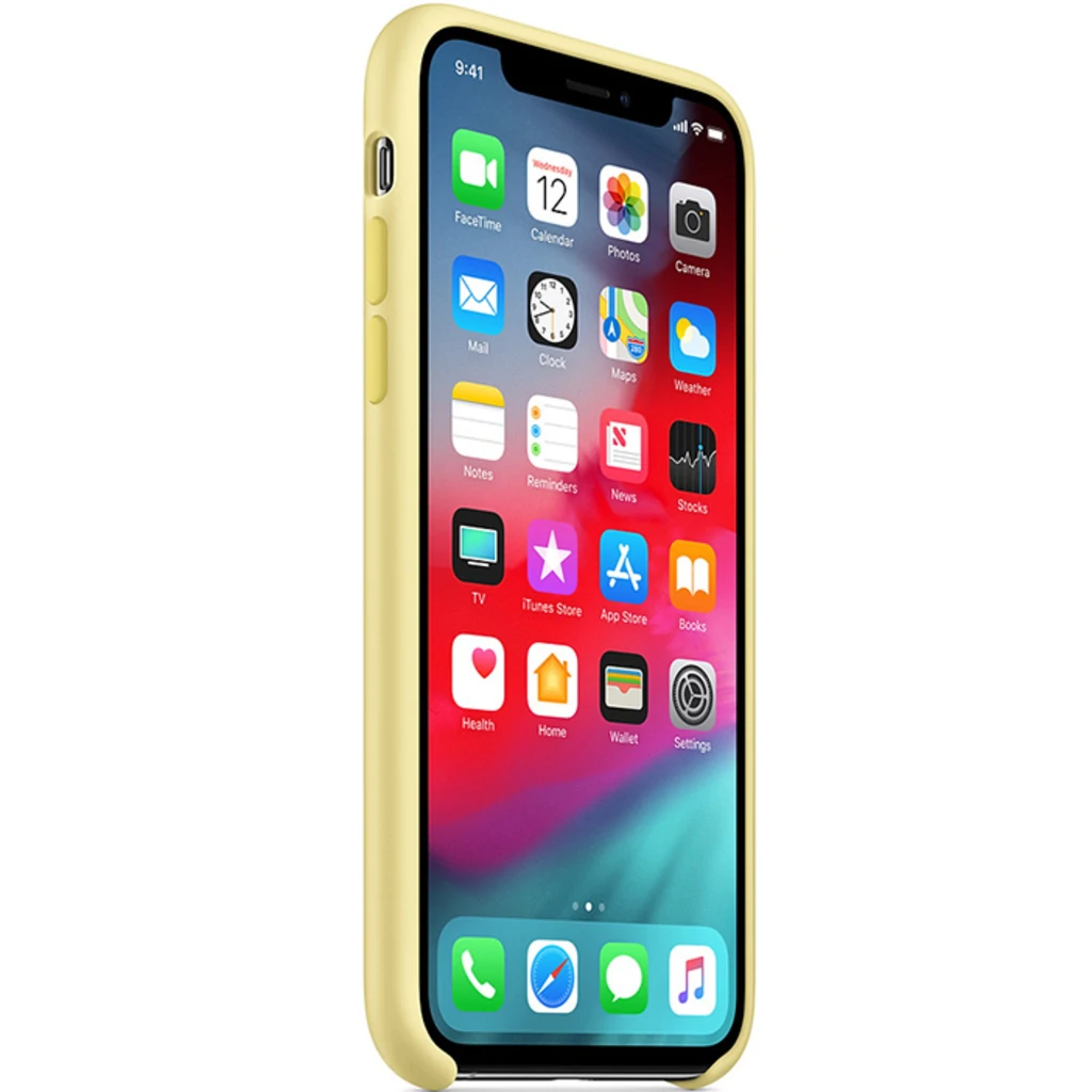Чохол Apple iPhone XS Silicone Case Mellow Yellow
