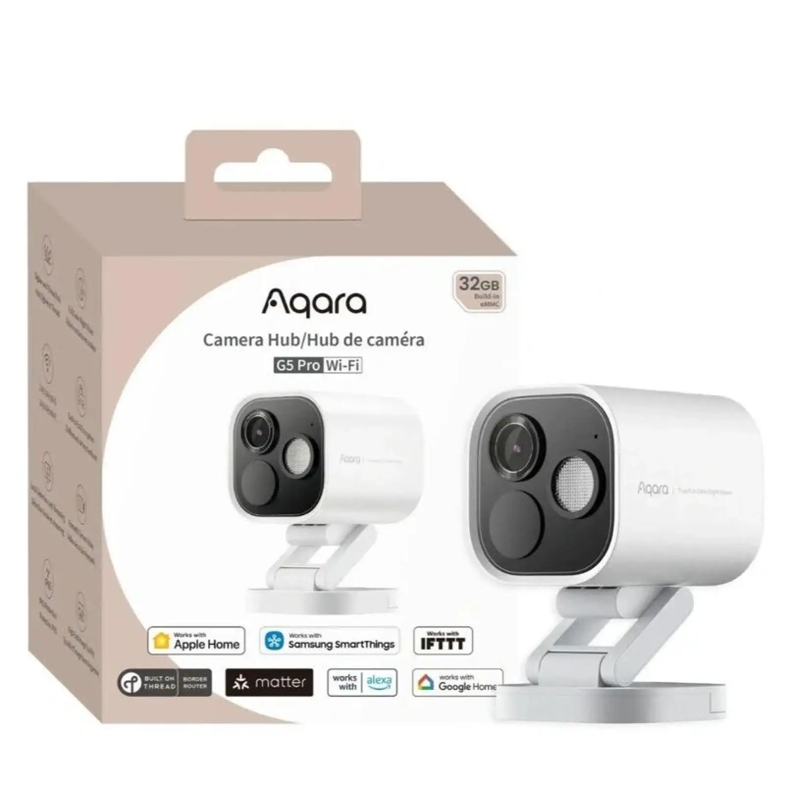 Камера відеоспостереження Aqara G5 Pro Wi-Fi White (CH-C07D-W) UA