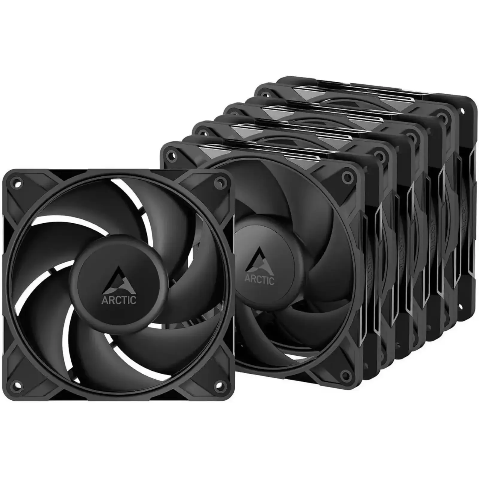 Набір вентиляторів для корпусу Arctic P12 Pro PST LN Black 5-Pack (ACFAN00350A) UA