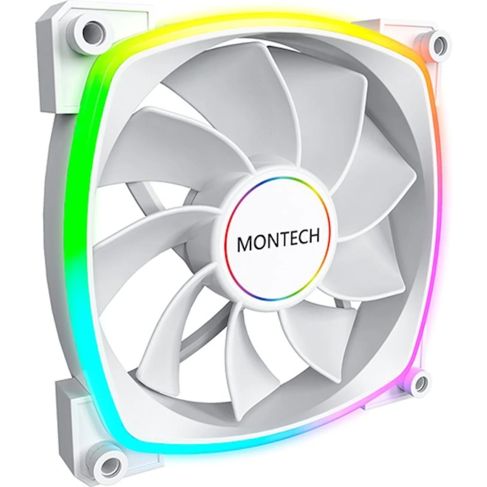 Корпусный вентилятор Montech RX140 PWM White UA