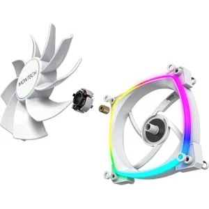 Корпусный вентилятор Montech RX140 PWM White UA