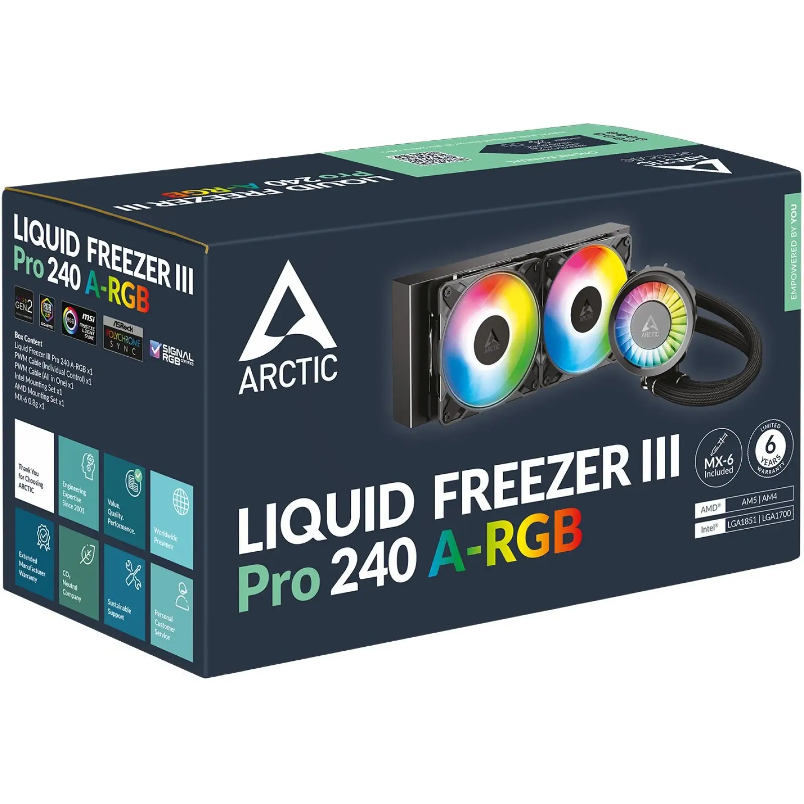 Система водяного охолодження Arctic Liquid Freezer III Pro 240 A-RGB (ACFRE00182A) UA