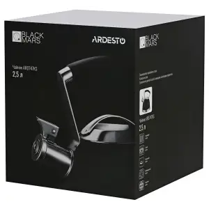 Чайник ARDESTO Black Mars 2.5л черный (AR0747KS) UA
