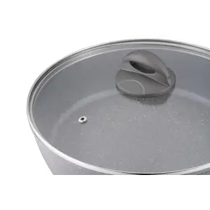 Сковорода Ardesto Gemini Gourmet Apulia 28см з кришкою (AR2428GGL) UA